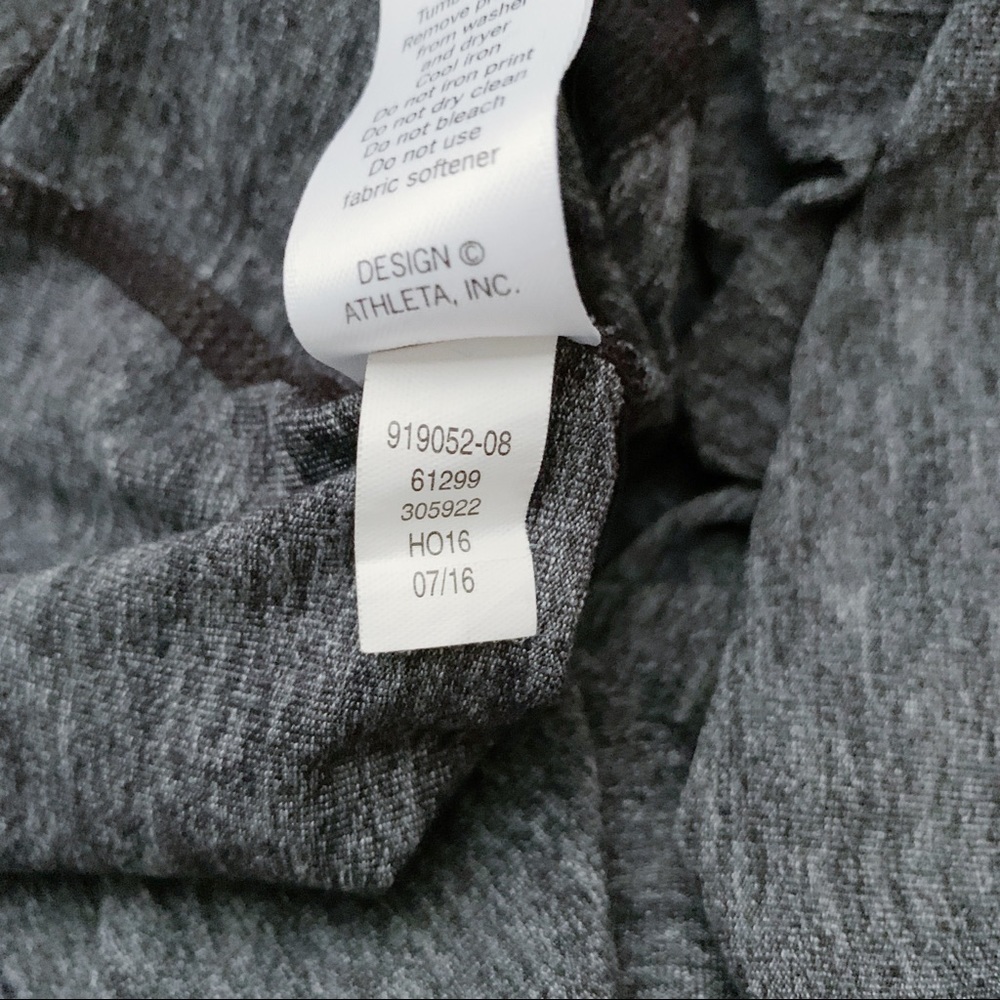Athleta Elation Cropped Yoga Leggings in Heather Grey,‎ Workout Tights, Size XS - Picture 11 of 11
